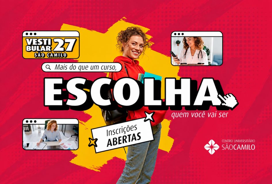 Vestibular São Camilo 2027 para cursos de graduação